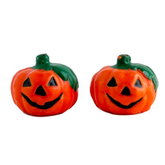 Vintage Halloween Witch and Pumpkin Candles - Picture 4 of 7